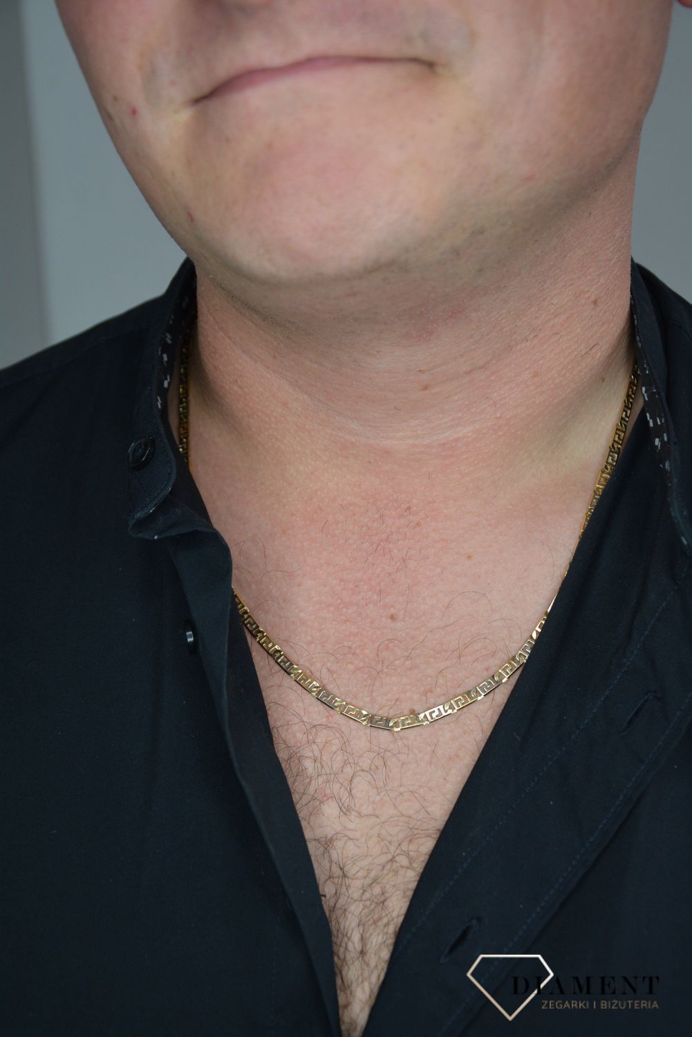 Złoty łańcuszek 585 szerokość 4 mm DIA-LAN-1196-585 4mm.jpg